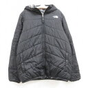 【中古】古着 ノースフェイス THE NORTH FACE 長袖ジャケットパーカー キッズ ボーイズ 子供服 ワンポイントロゴ リバーシブル 黒 ブラック | 春夏 春物 春服 秋冬 秋物 秋服 女の子 子ども服 こども服 カジュアル ファッション おしゃれ かわいい