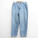 【中古】古着 リーバイス Levis ジーンズ レディース 00年代 00s テーパード 紺 ネイビー デニム 中古 ボトムス ジーパン Gパン ロングパンツ ...