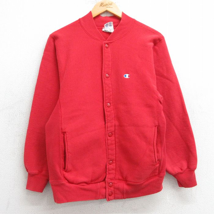 【中古】古着 長袖 チャンピオン Champion リバースウィーブ メンズ 90年代 90s ビッグロゴ クルーネック 丸首 紫他 パープル 【spe】 Lサイズ 中古スウェット スエット トレーナー トップス | 春夏 春物 春服 秋冬 秋物 秋服 メンズファッション カジュアル おし