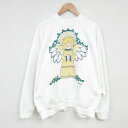 【中古】古着 フルーツオブザルーム 長袖スウェット メンズ 90年代 90s 天使 大きいサイズ 2L LL ビッグシルエット ゆったり ビッグサイズ オーバー...