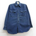 【中古】古着 長袖 ビンテージ ヴィンテージ ボーイスカウトシャツ キッズ ボーイズ 子供服 60年代 60s マチ付き 紺 ネイビー 【spe】 | 春夏 春...