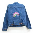 【中古】古着 ラングラー Wrangler 長袖 ジージャン キッズ ボーイズ 子供服 90年代 90s コットン USA製 アメリカ製 紺 ネイビー デニム | 春夏 春物 春服 秋冬 秋物 秋服 女の子 子ども服 こども服 カジュアル ファッション おしゃれ かわいい