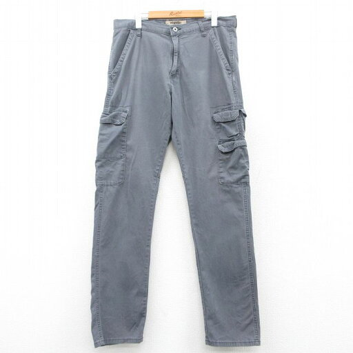 【中古】古着 ラングラー Wrangler カーゴパンツ メンズ グレー W35 中古 ボトムス ロング | 春夏 春物 春服 秋冬 秋物 秋服 長ズボン カジュアル メンズファッション ファッション おしゃれ 【中古】古着 ラングラー Wrangler カーゴパンツ メンズ グレー W35 中古 ボトムス ロング | 春夏 春物 春服 秋冬 秋物 秋服 長ズボン カジュアル メンズファッション ファッション おしゃれ