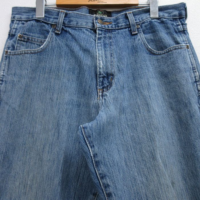 【中古】古着 レッドヘッド ジーンズ メンズ 00年代 00s コットン 紺 ネイビー デニム W34 中古 ボトムス ジーパン Gパン ロングパンツ | 春夏 春物 春服 秋冬 秋物 秋服 長ズボン カジュアル メンズファッション ファッション おしゃれ