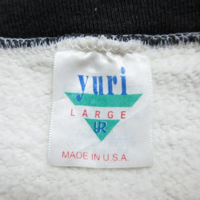 【中古】古着 長袖スウェット メンズ 90年代 90s GRANDFATHER クルーネック 丸首 薄グレー 霜降り Mサイズ 中古 スエット トレーナー トップス | 春夏 春物 春服 秋冬 秋物 秋服 メンズファッション カジュアル おしゃれ ファッション