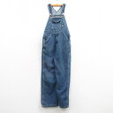 【中古】古着 オーバーオール メンズ BERNE コットン 紺 ネイビー デニム W32 中古 ボトムス | 春夏 春物 春服 秋冬 秋物 秋服 長ズボン カジュアル メンズファッション ファッション おしゃれ
