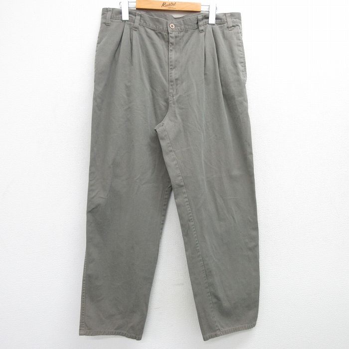 【中古】古着 ジョーダッシュパンツ メンズ 薄緑 グリーン W35 中古 ボトムス ロング | 春夏 春物 春服 秋冬 秋物 秋服 長ズボン カジュアル メンズファッション ファッション おしゃれ