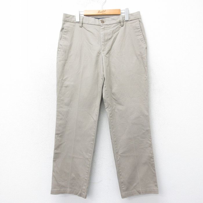 【中古】古着 ドッカーズパンツ メンズ ベージュ カーキ W34 中古 ボトムス ロング | 春夏 春物 春服 秋冬 秋物 秋服 長ズボン カジュアル メンズファッション ファッション おしゃれ 2OF