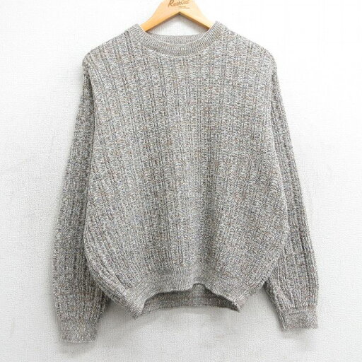 【中古】古着 長袖 セーター メンズ 00年代 00s クルーネック 丸首 ベージュ系他 カーキ Lサイズ 中古 ニット トップス | 春夏 春物 春服 秋冬 秋物 秋服 メンズファッション カジュアル おしゃれ ファッション 2OF 【中古】古着 長袖 セーター メンズ 00年代 00s クルーネック 丸首 ベージュ系他 カーキ Lサイズ 中古 ニット トップス | 春夏 春物 春服 秋冬 秋物 秋服 メンズファッション カジュアル おしゃれ ファッション 2OF