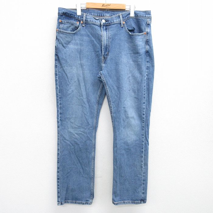 【中古】古着 リーバイス Levis 514 ジーンズ メンズ 紺 ネイビー デニム W38 中古 ボトムス ジーパン Gパン ロングパンツ | 春夏 春物 春服 秋冬 秋物 秋服 長ズボン カジュアル メンズファッション ファッション おしゃれ