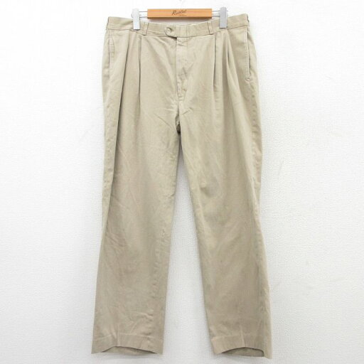 【中古】古着パンツ メンズ 90年代 90s ベージュ カーキ W36 中古 ボトムス ロング | 春夏 春物 春服 秋冬 秋物 秋服 長ズボン カジュアル メンズファッション ファッション おしゃれ 【中古】古着パンツ メンズ 90年代 90s ベージュ カーキ W36 中古 ボトムス ロング | 春夏 春物 春服 秋冬 秋物 秋服 長ズボン カジュアル メンズファッション ファッション おしゃれ
