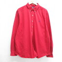 【中古】古着 ラルフローレン Ralph Lauren 長袖 ブランドシャツ メンズ 90年代 90s ワンポイントロゴ 大きいサイズ 2L LL ビッグシルエ...