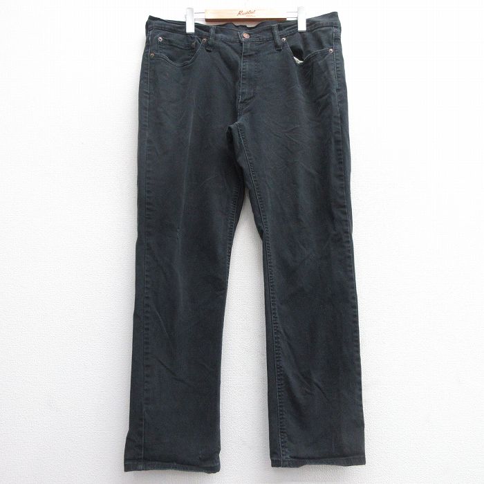 【中古】古着 リーバイス Levisパンツ メンズ 黒 ブラック デニム W37 中古 ボトムス ロング | 春夏 春物 春服 秋冬 秋物 秋服 長ズボン カジュアル メンズファッション ファッション おしゃれ