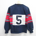 【中古】古着 バーバリアン 長袖 ラガーシャツ レディース 90年代 90s コットン カナダ製 紺他 ネイビー 【spe】 中古 ブラウス トップス | 春夏...