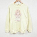 【中古】古着 リー Lee 長袖スウェット メンズ 00年代 00s ワイルドサイド エンジェル 大きいサイズ 2L LL ビッグシルエット ゆったり ビッグサ...