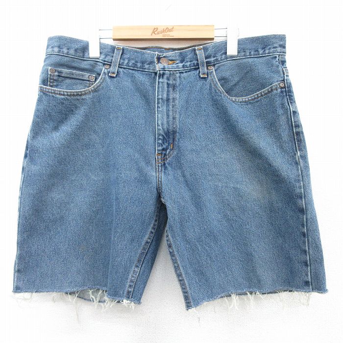 Rakuten - 【中古】古着 ショートパンツ メンズ FADED GLORY デニム 紺 ネイビー W36 コットン ショーツ アメカジ ストリート カジュアル きれいめ ヴィンテージ 25apr04