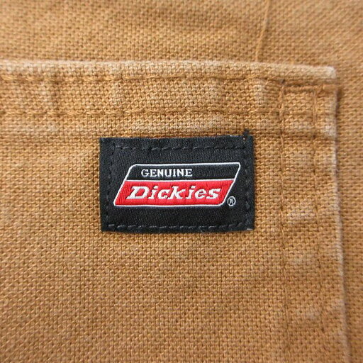 【中古】古着 ディッキーズ Dickies ショート ペインターパンツ ショーツ メンズ ダック地 大きいサイズ ゆったり オーバーサイズ 茶系 ブラウン 【spe】 W40 中古 ボトムス 短パン ショーパン | 春夏 春物 春服 夏物 夏服 半ズボン カジュアル メンズファッショ