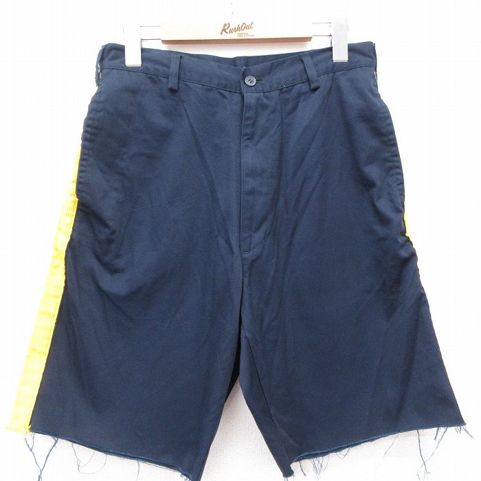 乐天商城 - 【中古】古着 ショートパンツ ショーツ メンズ 紺 ネイビー W29 中古 ボトムス 短パン ショーパン ハーフ | 春夏 春物 春服 夏物 夏服 半ズボン カジュアル メンズファッション ファッション おしゃれ