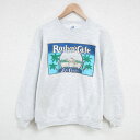 【中古】古着 ジャージーズ 長袖スウェット メンズ 90年代 90s オアシス ラクダ クルーネック 丸首 USA製 アメリカ製 薄グレー 霜降り XLサイズ ...