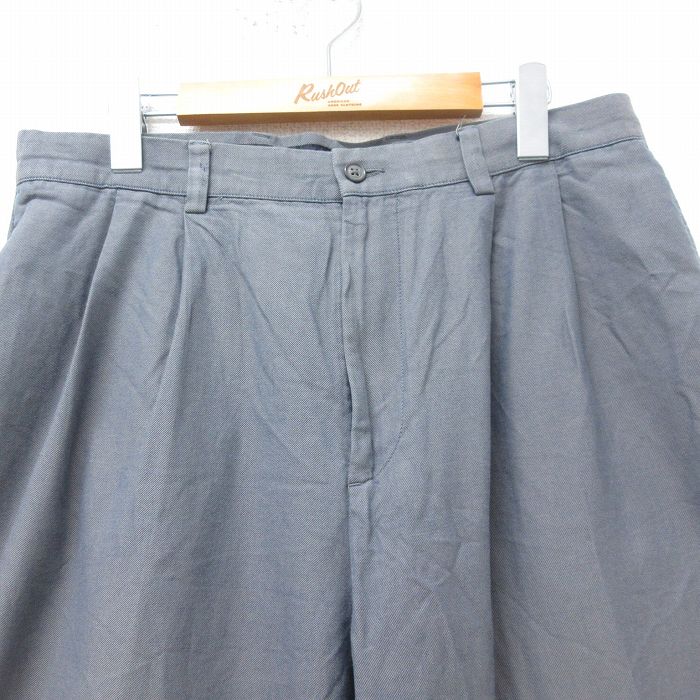 【中古】古着 ジェイクルー J.CREWパンツ メンズ コットン 薄紺 ネイビー W34 中古 ボトムス ロング | 春夏 春物 春服 秋冬 秋物 秋服 長ズボン カジュアル メンズファッション ファッション おしゃれ 5OF