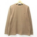 【中古】古着 ティンバーランド 長袖 ビンテージ ヴィンテージTシャツ メンズ 00年代 00s ワンポイントロゴ 大きいサイズ 2L LL ビッグシルエット ゆったり ビッグサイズ オーバーサイズ コットン クルーネック 丸首 濃茶系 ブラウン XLサイズ 中古 | 春夏 春物