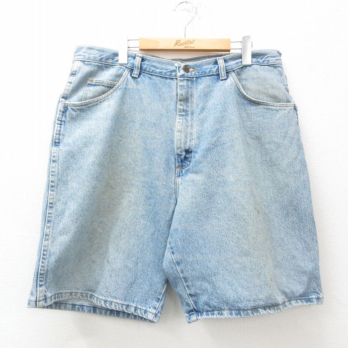 樂天商城 - 【中古】古着 ラングラー Wrangler ショートパンツ ショーツ メンズ 00年代 00s 紺 ネイビー デニム W38 中古 ボトムス 短パン ショーパン ハーフ | 春夏 春物 春服 夏物 夏服 半ズボン カジュアル メンズファッション ファッション おしゃれ