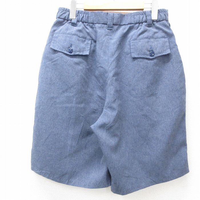 【中古】古着 ショートパンツ ショーツ メンズ 90年代 90s USA製 アメリカ製 薄紺 ネイビー W31 中古 ボトムス 短パン ショーパン ハーフ | 春夏 春物 春服 夏物 夏服 半ズボン カジュアル メンズファッション ファッション おしゃれ