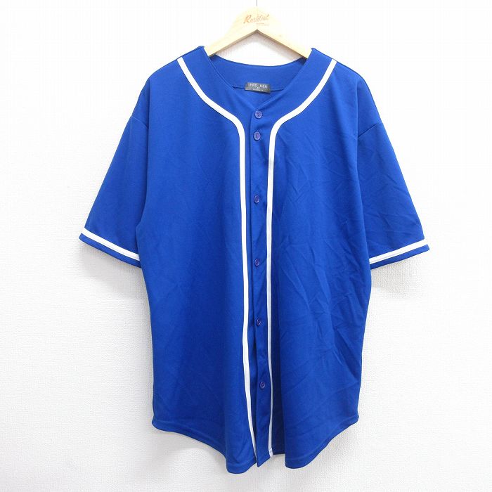 XL★古着 半袖 ベースボール シャツ メンズ 90年代 90s 25 ロング丈 メッシュ地 USA製 黒 &yen;&nbsp;3,900（税込） XL★古着 半袖 ベースボール シャツ メンズ 90年代 90s ワールドシリーズ 大きいサイズ ロング丈 コットン USA製 生成り &yen;&nbsp;3,900（税込） XL★古着 半袖 ベースボール シャツ メンズ MLB デトロイトタイガース ラグラン 大きいサイズ ロング丈 白 メジャーリーグ ベースボール 野球 &yen;&nbsp;4,900（税込） XL★古着 半袖 シャツ メンズ 90年代 90s ロング丈 USA製 白 &yen;&nbsp;2,900（税込） XL★古着 半袖 シャツ メンズ 90年代 90s ロング丈 緑 &yen;&nbsp;2,400（税込） XL★古着 半袖 シャツ メンズ 90年代 90s 大きいサイズ ロング丈 エンジ &yen;&nbsp;2,900（税込） XL★古着 半袖 シャツ メンズ 90年代 90s 大きいサイズ ロング丈 薄緑 &yen;&nbsp;2,400（税込） XL★古着 半袖 シャツ メンズ 90年代 90s ロング丈 薄ピンク ストライプ &yen;&nbsp;2,900（税込） XL★古着 半袖 シャツ メンズ 90年代 90s 大きいサイズ ロング丈 濃グレー系 &yen;&nbsp;3,900（税込） XL★古着 半袖 シャツ メンズ 90年代 90s 大きいサイズ 青他 チェック &yen;&nbsp;2,900（税込） XL★古着 タウンクラフト 半袖 シャツ メンズ 90年代 90s ロング丈 生成り &yen;&nbsp;2,400（税込） XL★古着 セントジョンズベイ 半袖 シャツ メンズ 90年代 90s ロング丈 濃緑系 &yen;&nbsp;3,900（税込） XL★古着 半袖 シャツ メンズ 90年代 90s ロング丈 紺他 チェック &yen;&nbsp;2,400（税込） XL★古着 半袖 シャツ メンズ 90年代 90s ロング丈 ベージュ他 チェック &yen;&nbsp;1,900（税込） XL★古着 半袖 シャツ メンズ 90年代 90s 総柄 ロング丈 グレー &yen;&nbsp;2,400（税込） XL★古着 半袖 シャツ メンズ 90年代 90s ロング丈 赤系他 チェック &yen;&nbsp;2,400（税込） XL★古着 ローバックス 半袖 シャツ メンズ 90年代 90s 大きいサイズ ロング丈 黒 &yen;&nbsp;2,400（税込） XL★古着 アロー 半袖 シャツ メンズ 90年代 90s ロング丈 USA製 白他 ストライプ &yen;&nbsp;2,400（税込） XL★古着 半袖 シャツ メンズ 90年代 90s オックスフォード 大きいサイズ ロング丈 USA製 グレー系 &yen;&nbsp;2,900（税込） XL★古着 半袖 シャツ メンズ 90年代 90s 大きいサイズ ロング丈 ボタンダウン 紫系 &yen;&nbsp;2,400（税込） XL★古着 半袖 シャツ メンズ 90年代 90s 大きいサイズ ロング丈 薄紺他 チェック &yen;&nbsp;2,900（税込） XL★古着 ウィルソン 半袖 ベースボール シャツ メンズ 90年代 90s Arapahoe USA製 グレー他 &yen;&nbsp;5,900（税込）【商品番号】　shrs25033176 【商品名】　XL★古着 半袖 ベースボール シャツ メンズ 90年代 90s ロング丈 USA製 青他 【メンズ参考サイズ】　XL 【表記サイズ】　2X 【実寸サイズ】　着丈（肩から裾）84cm　着幅（脇から脇）63cm　肩幅57cm 【素材】　ポリエステル 【程度】　A 【コンディション】　全体良好 【仕入先】　アメリカ 【商品詳細】　USA製。 【メール便】　可 ************************************************************ 画像枚数の都合上、目立つダメージのみ掲載し、目立たないダメージは省略することがございます。 ●参考サイズ：実寸サイズをもとに当店が判断したサイズ ※商品名内に記載しているのは参考サイズです。 ●表記サイズ：商品のタグに記載してあるサイズ ●実寸サイズ：実際に当店で測ったサイズ To International Customers,Please check and follow shipping cost in Store information.No refund or exchange is accepted with International Customers.We're afraid but there is no staff who can speak English.We will accept any questions only by email in English. 他の厳選古着 半袖シャツはこちらです！ 他の厳選古着 半袖シャツ XLサイズはこちらです！
