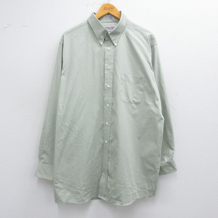 XL★古着 長袖 シャツ メンズ 大きいサイズ コットン ボタンダウン 薄緑 &yen;&nbsp;2,400（税込） XL★古着 バンヒューセン 長袖 シャツ メンズ 大きいサイズ ロング丈 薄緑 &yen;&nbsp;2,900（税込）...