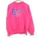 【中古】古着 ジャージーズ 長袖スウェット メンズ 90年代 90s Grandma クルーネック 丸首 USA製 アメリカ製 濃ピンク Mサイズ 中古 スエッ...