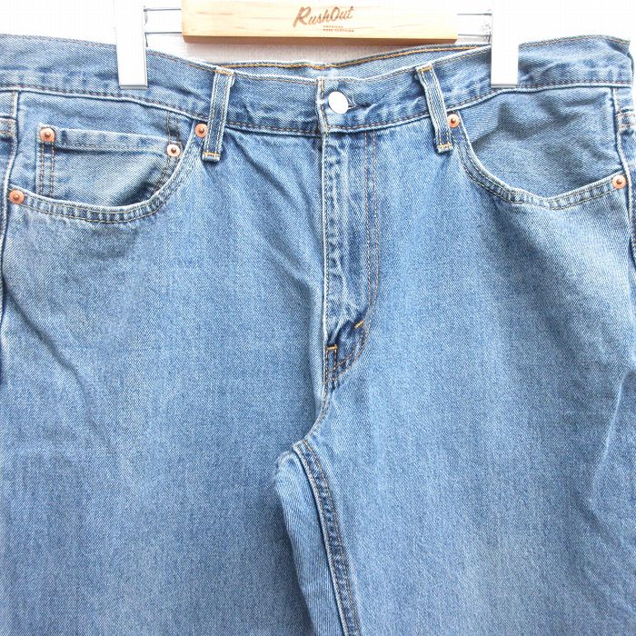 【中古】古着 リーバイス Levis 514 ジーンズ メンズ コットン 紺 ネイビー デニム W38 中古 ボトムス ジーパン Gパン ロングパンツ | 春夏 春物 春服 秋冬 秋物 秋服 長ズボン カジュアル メンズファッション ファッション おしゃれ