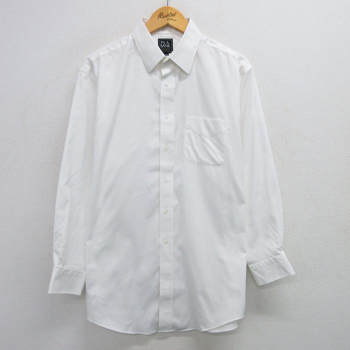 Rakuten - 【中古】古着 長袖シャツ メンズ XLサイズ 白 コットン ロング丈 アメカジ ストリート カジュアル きれいめ ヴィンテージ レトロ オールド 25apr18