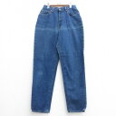 【中古】古着 リーバイス Levis 505 ジーンズ レディース 90年代 90s テーパード 紺 ネイビー デニム 【spe】 中古 ボトムス ジーパン G...