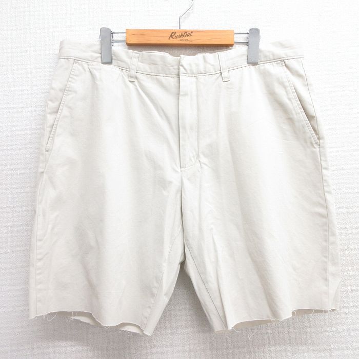 乐天商城 - 【中古】古着 ジェイクルー J.CREW ショートパンツ ショーツ メンズ コットン 薄ベージュ カーキ W36 中古 ボトムス 短パン ショーパン ハーフ | 春夏 春物 春服 夏物 夏服 半ズボン カジュアル メンズファッション ファッション おしゃれ