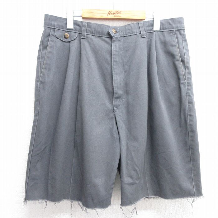 Cotton Pants - 【中古】古着 ドッカーズ 90s ショートパンツ メンズ W36 USA製 グレー コットン ハーフパンツ アメカジ ストリート ヴィンテージ カジュアル きれいめ レトロ オールド【spe】
