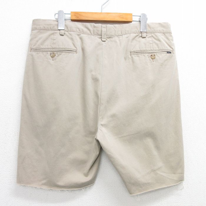 【中古】古着 ラルフローレン ショートパンツ メンズ ベージュ Ralph Lauren W36 ...