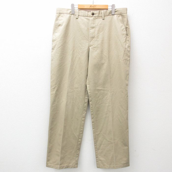 樂天商城 - 【中古】古着 セントジョンズベイパンツ メンズ コットン ベージュ カーキ W37 中古 ボトムス ロング | 春夏 春物 春服 秋冬 秋物 秋服 長ズボン カジュアル メンズファッション ファッション おしゃれ