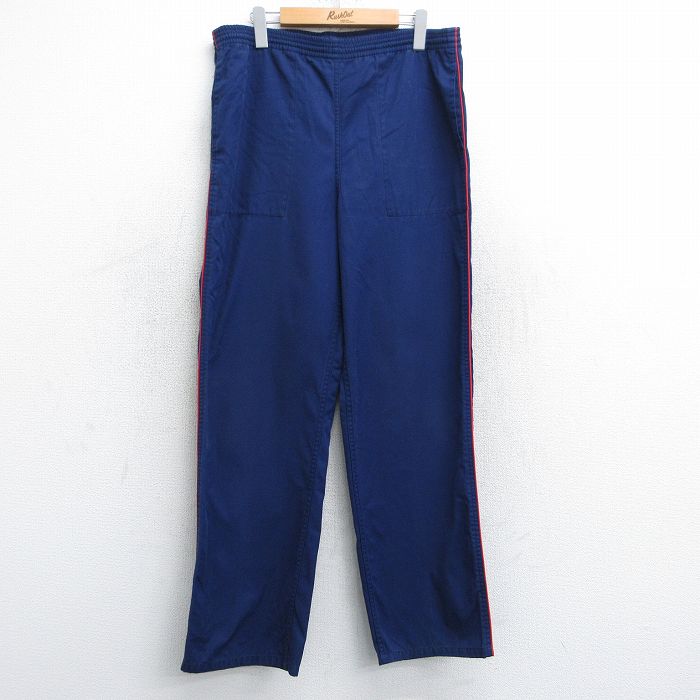 【中古】古着 イージーパンツ メンズ 90年代 90s 紺他 ネイビー W35 中古 ボトムス ロング | 春夏 春物 春服 秋冬 秋物 秋服 長ズボン カジュアル メンズファッション ファッション おしゃれ