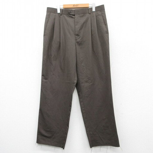 【中古】古着パンツ メンズ 茶 ブラウン W36 中古 ボトムス ロング | 春夏 春物 春服 秋冬 秋物 秋服 長ズボン カジュアル メンズファッション ファッション おしゃれ 【中古】古着パンツ メンズ 茶 ブラウン W36 中古 ボトムス ロング | 春夏 春物 春服 秋冬 秋物 秋服 長ズボン カジュアル メンズファッション ファッション おしゃれ