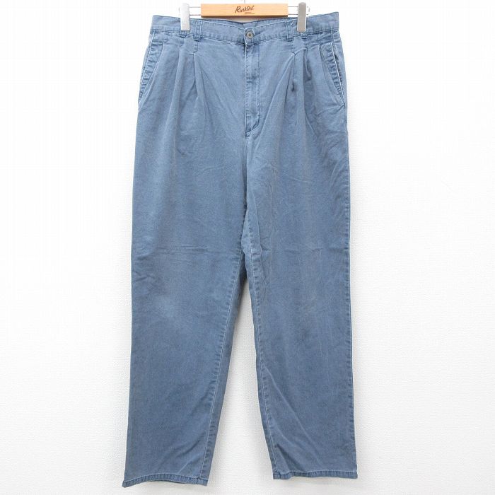 樂天商城 - 【中古】古着 ドッカーズパンツ メンズ 90年代 90s コットン 紺 ネイビー W35 中古 ボトムス ロング | 春夏 春物 春服 秋冬 秋物 秋服 長ズボン カジュアル メンズファッション ファッション おしゃれ
