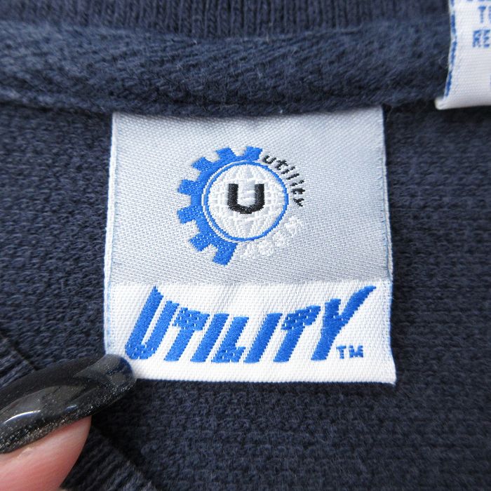 【中古】古着 半袖 ビンテージ ヴィンテージTシャツ メンズ 00年代 00s 無地 鹿の子 コットン Vネック 紺 ネイビー Lサイズ 中古 | 春夏 夏物 夏服 ヴィンテージTシャツ メンズファッション カットソー ティーシャツ ティシャツ メンズTシャツ 半袖Tシャツ 半袖テ