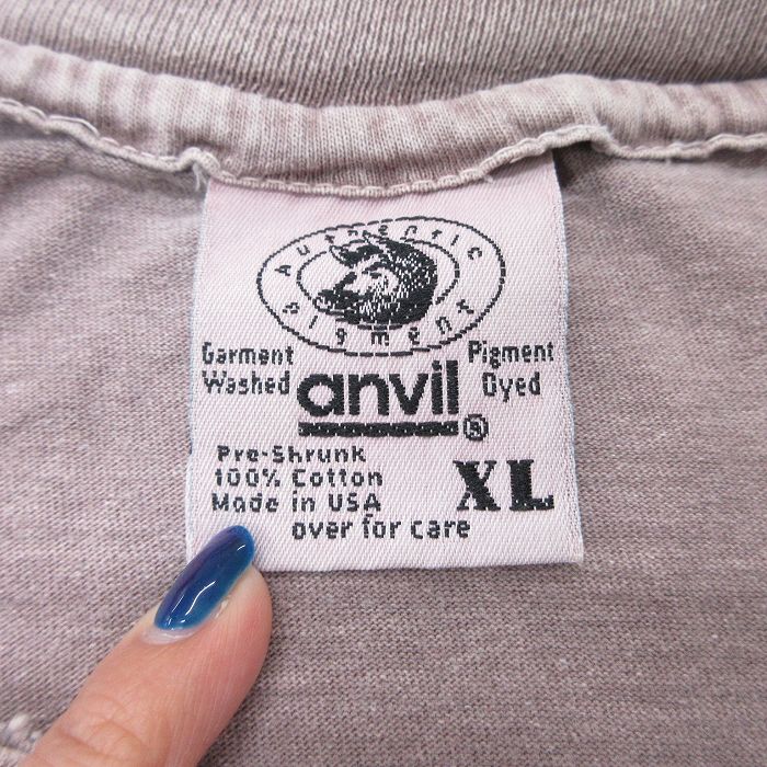 【中古】古着 90s ヴィンテージTシャツ メンズ ミッドウェイビーチ 紫 2Lサイズ コットン USA製 クルーネック ビッグシルエット 大きいサイズ アメカジ ストリート カジュアル rushout-10708789 古着屋RushOut サンプル画像3