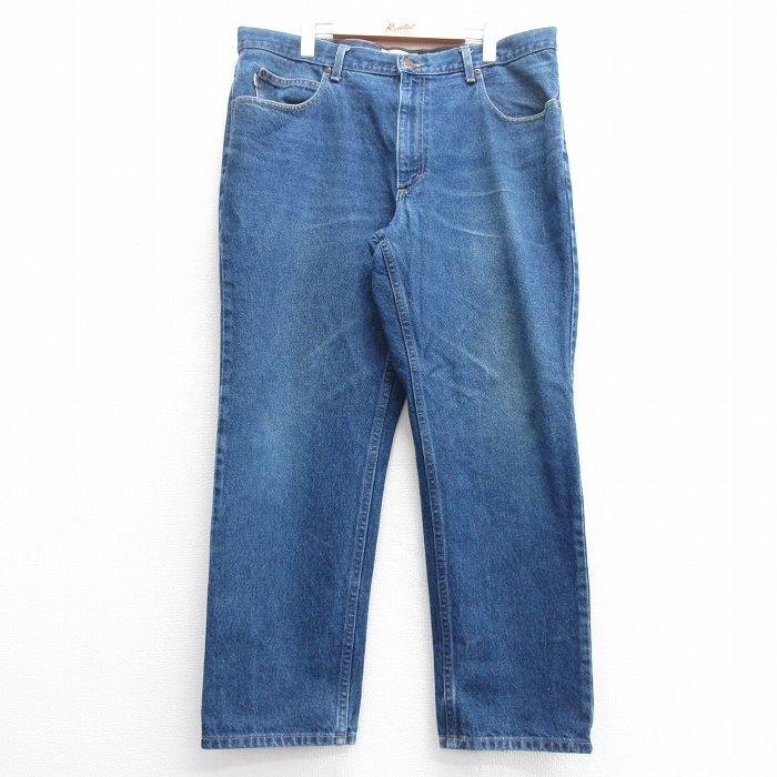 【中古】古着 エルエルビーン LLBEAN ジーンズ メンズ 00年代 00s ヒゲ コットン 紺 ネイビー デニム W38 中古 ボトムス ジーパン Gパン ロングパンツ | 春夏 春物 春服 秋冬 秋物 秋服 長ズボン カジュアル メンズファッション ファッション おしゃれ