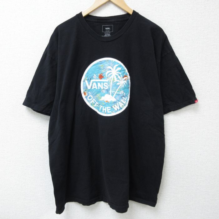 【中古】古着 バンズ VANS 半袖 ブラ