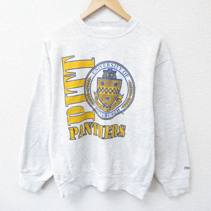 M★古着 長袖 スウェット パーカー メンズ 90年代 90s NFL ニューイングランドペイトリオッツ USA製 紺 ネイビー アメフト スーパーボウル 23oct11 中古 スエット トレーナー トップス 90s（パーカー｜トップス）：メンズファッションの通販