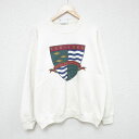 【中古】古着 リー Lee 長袖スウェット メンズ 90年代 90s ニューヨーク 大きいサイズ 2L LL ビッグシルエット ゆったり ビッグサイズ オーバー...