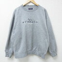 【中古】古着 ジャンスポーツ 長袖スウェット メンズ 00年代 00s UB 大きいサイズ 2L LL ビッグシルエット ゆったり ビッグサイズ オーバーサイズ...