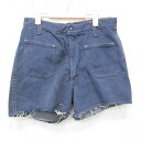 【中古】古着 JCペニー ビンテージ ヴィンテージ ショートパンツ ショーツ キッズ ボーイズ 子供服 70年代 70s コットン 紺 ネイビー デニム | 春夏 春物 春服 秋冬 秋物 秋服 女の子 子ども服 こども服 カジュアル ファッション おしゃれ かわいい