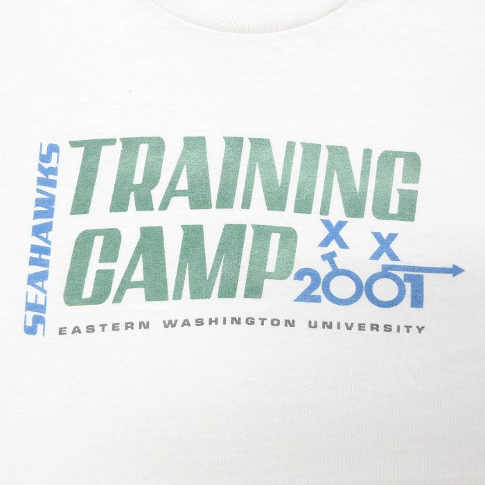 【中古】古着 ヘインズ 00s Tシャツ メンズ L 白 イースタンワシントン大学 クルーネック トレーニング アメカジ ストリート カレッジ ヴィンテージ カジュアル 25jun02 rushout-10711237 古着屋RushOut サンプル画像2