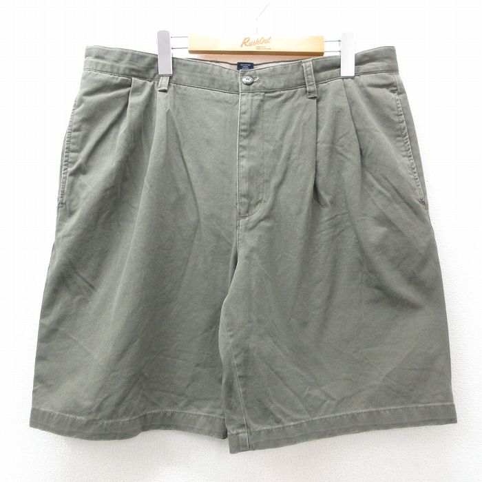 Rakuten - 【中古】古着 IZODショートパンツ メンズ 緑 グリーン W37 ショーツ ゴルフ カジュアル アメカジ ストリート きれいめ ヴィンテージ レトロ オールド 5OF